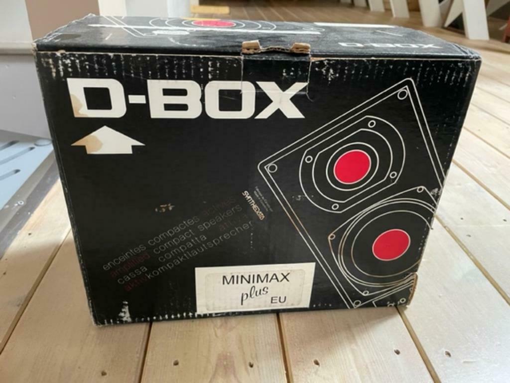Enceintes D-Box, Ophalen of Verzenden, Zo goed als nieuw, Minder dan 60 watt, Overige merken