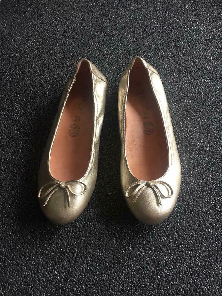 Gouden ballerina’s, maat 35, Kinderen en Baby's, Meisje, Schoenen, Unisa, Ophalen of Verzenden