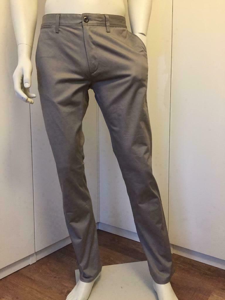 Pantalon Homme Zara gris clair, S - 44 EUR, voir description, Gris, Comme neuf, Taille 46 (S) ou plus petite, Enlèvement ou Envoi