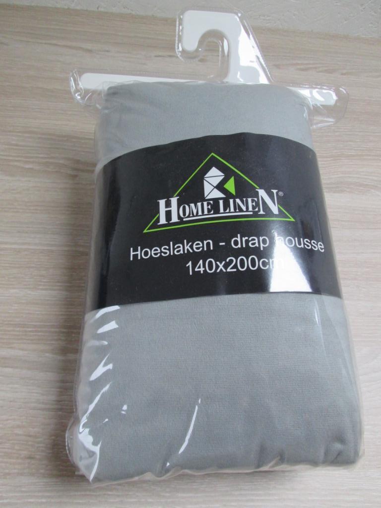 Hoeslaken, Neuf, Drap-housse ou Taie d'oreiller, Gris, Enlèvement