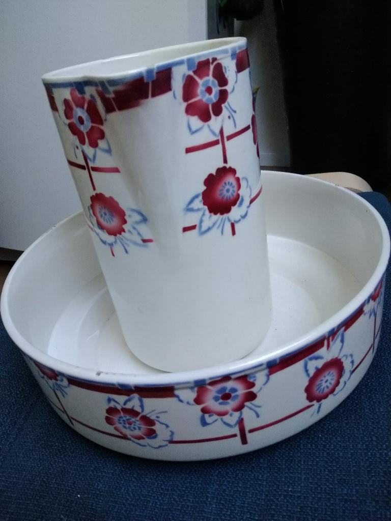 antieke waskom en kan, Antiek en Kunst, Ophalen