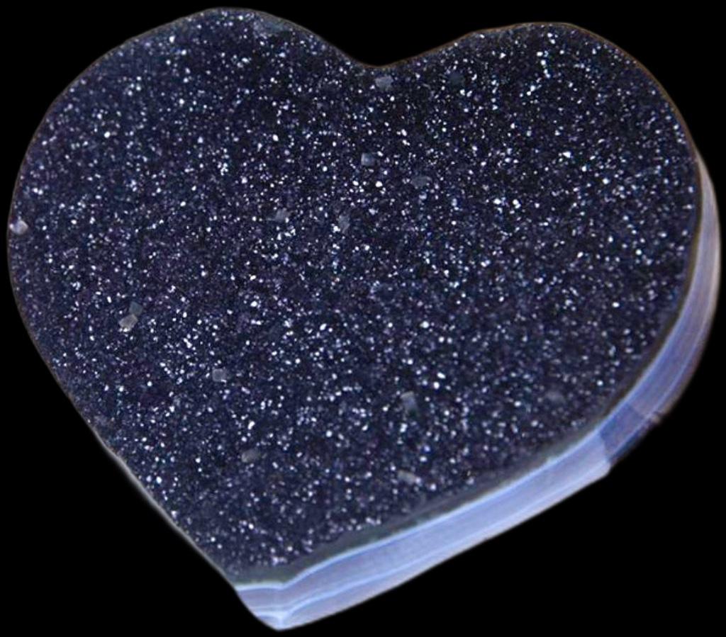 Amethyst Hart Edelsteen Valentijn Geode Amethist Agaat, Envoi