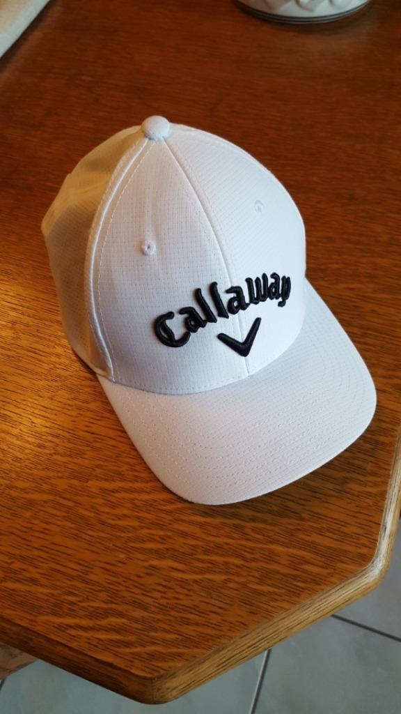 golfpet callaway in lichte stof, als nieuw, golf golfers pet, Ophalen of Verzenden, Zo goed als nieuw, Kleding, Callaway