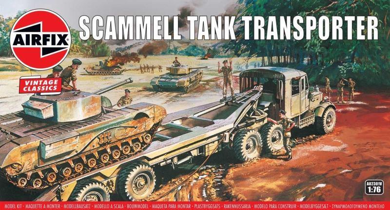 AIRFIX 02301V SCAMMEL TANK TRANSPORTER échelle 1/76, 1:50 of kleiner, Nieuw, Ophalen of Verzenden, Truck