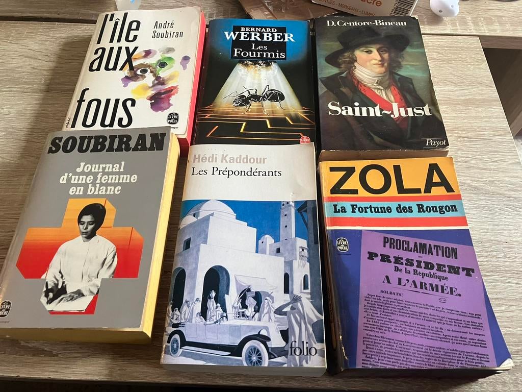 Soubiran Werber Zola Kaddour Binau, Enlèvement ou Envoi, Utilisé