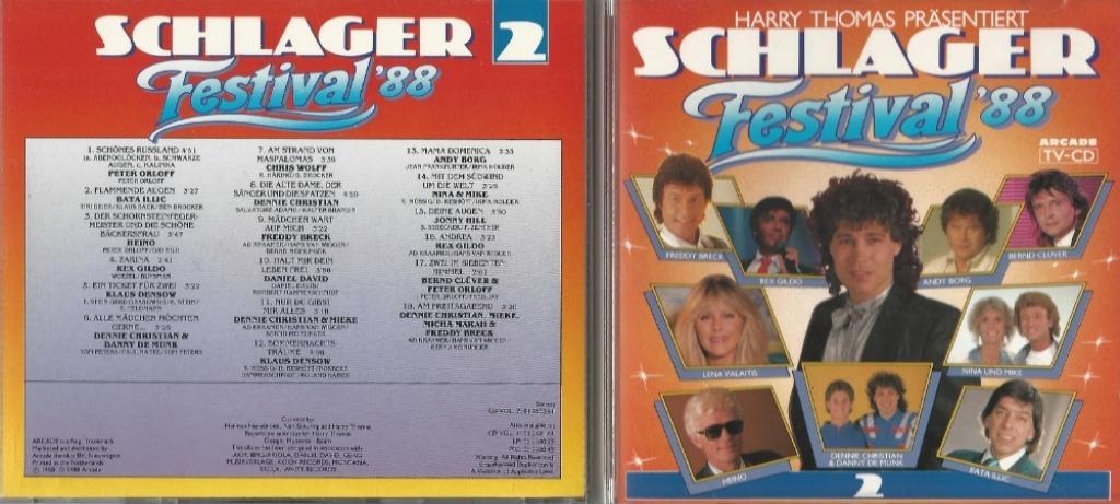 CD * SCHLAGER FESTIVAL '88 - Vol. 2, Enlèvement ou Envoi, Comme neuf