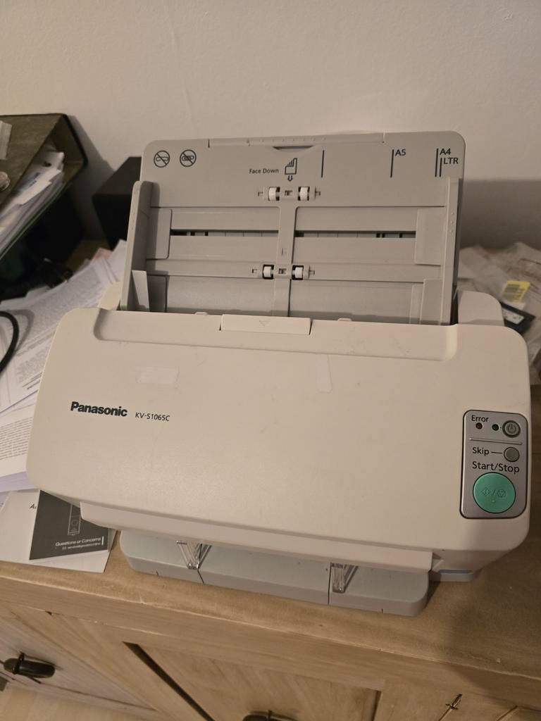 Professionele Duplex Scanner Panasonic kv-s1065c, Computers en Software, Scanners, Windows, Ophalen of Verzenden