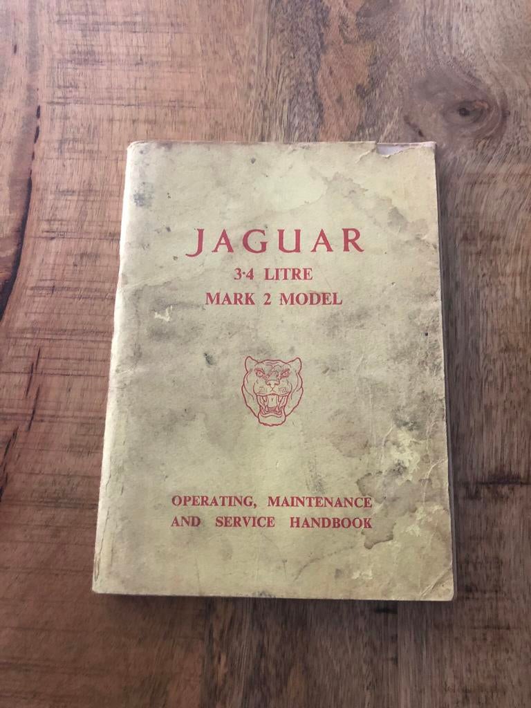 Reparatieboek Jaguar MarkII 3.4 litre, Auto diversen, Handleidingen en Instructieboekjes, Ophalen of Verzenden