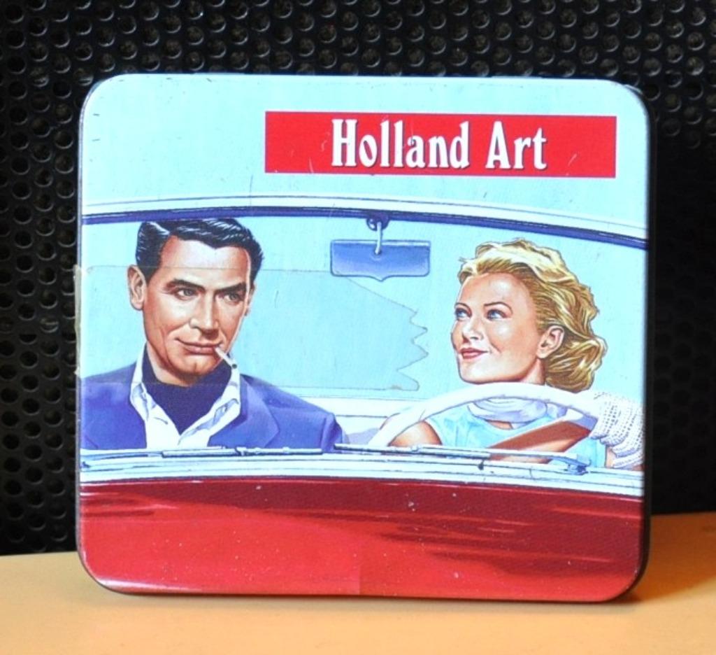 boite en fer tabac cigarettes Holland art, Enlèvement ou Envoi, Utilisé, Autre