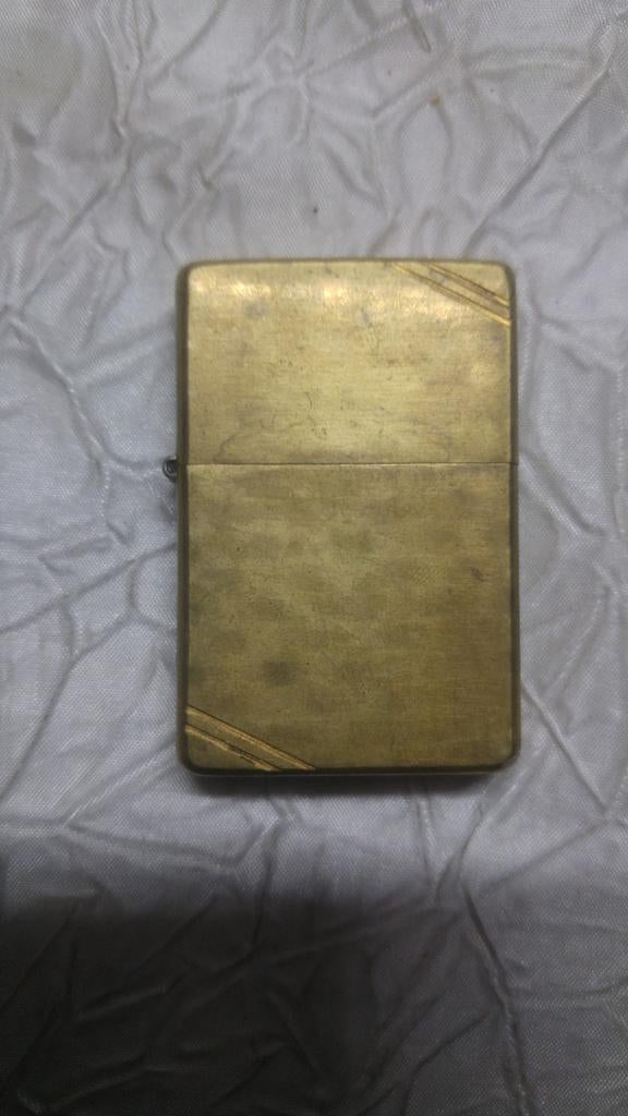 Vintage aansteker Zippo briquet brass B 03 32, Enlèvement ou Envoi