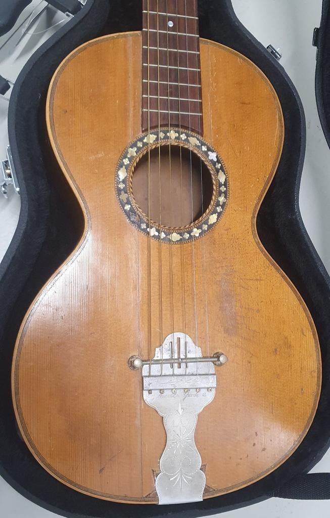 Parlor gitaar Brazilian Rosewood antiek blues, Muziek en Instrumenten, Ophalen