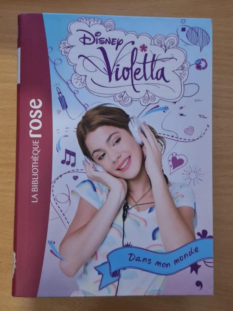 Lot de 5 livres Bibliothèque Rose "Violetta", Livres, Enlèvement, Comme neuf, Disney, Fiction