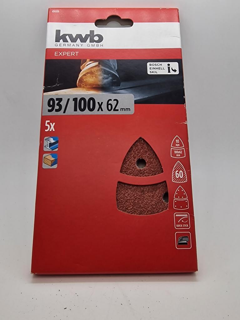 KWB Schuurschijf met klittenbandhechting, Auto diversen, Onderhoudsmiddelen, Ophalen of Verzenden
