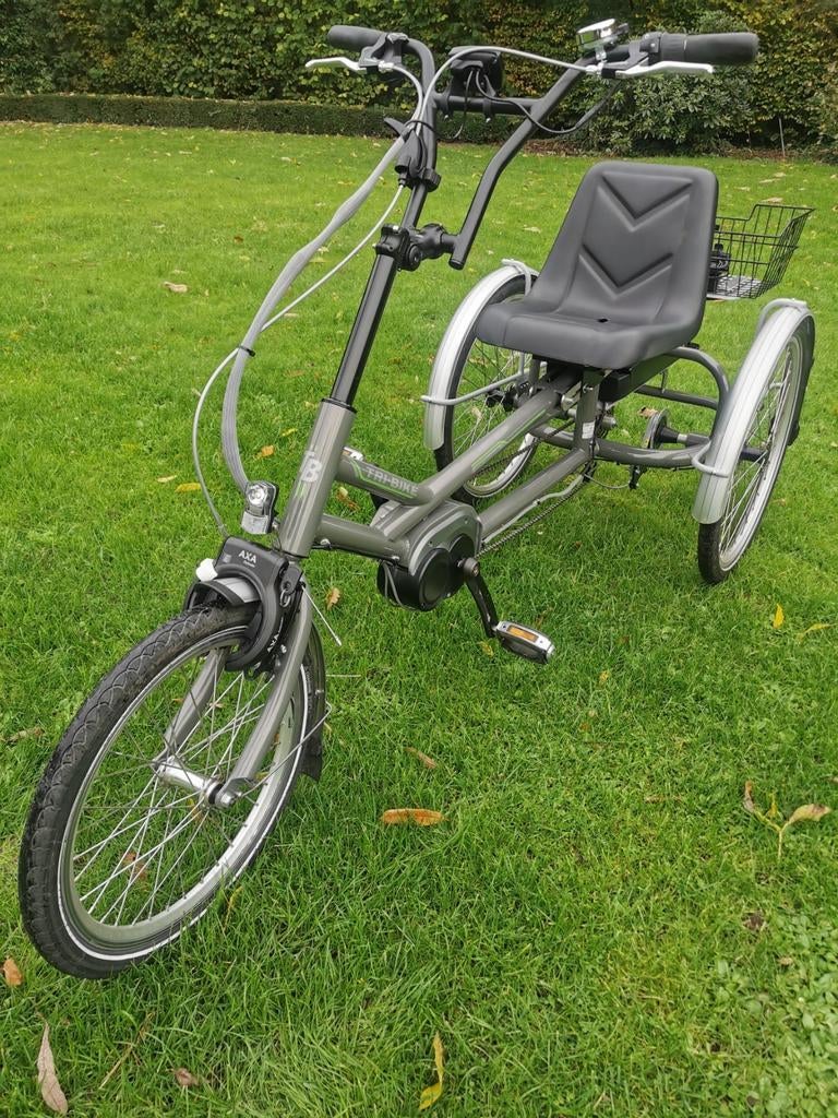 Elektrische driewieler fiets tri-bike 2024-294km opde teller, Ophalen of Verzenden, Zo goed als nieuw, Tri-bike