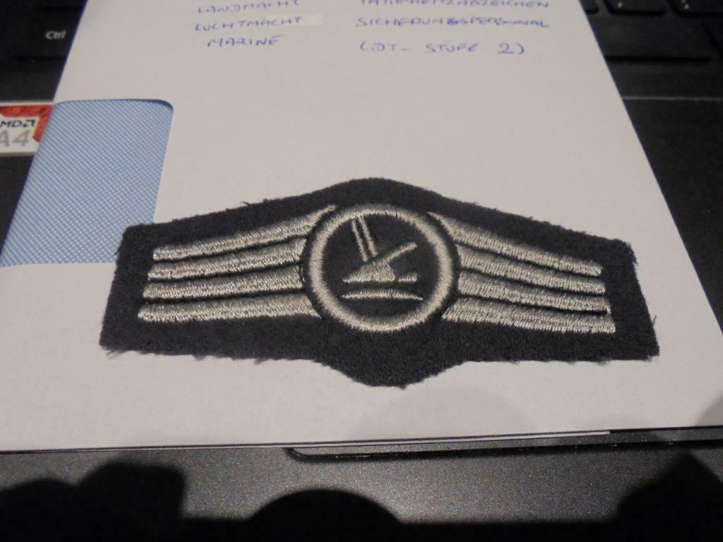 sicherungspersonal stufe 2, Verzamelen, Ophalen of Verzenden, Luchtmacht, Embleem of Badge