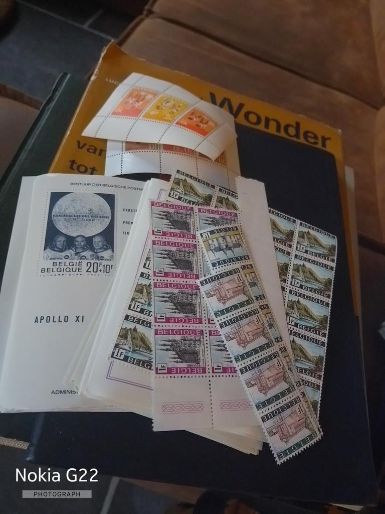 Belgische postzegels ongestempeld ., Europa, Niet gestempeld, Frankeerzegel, Ophalen of Verzenden