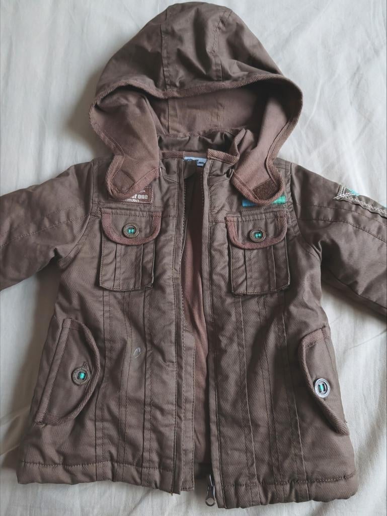 Manteau marron tape à l'œil 9 mois Garçon, Enfants & Bébés, Enlèvement ou Envoi, Comme neuf, Garçon, Manteau