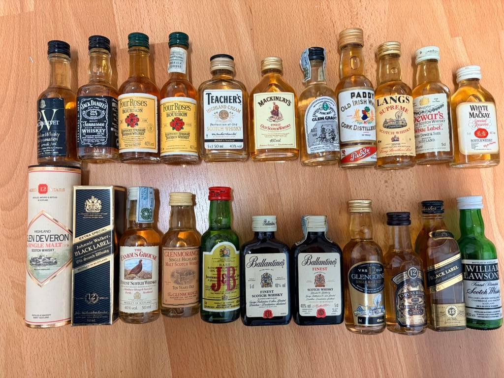 22 mni Whisky flesjes, Ophalen of Verzenden, Nieuw