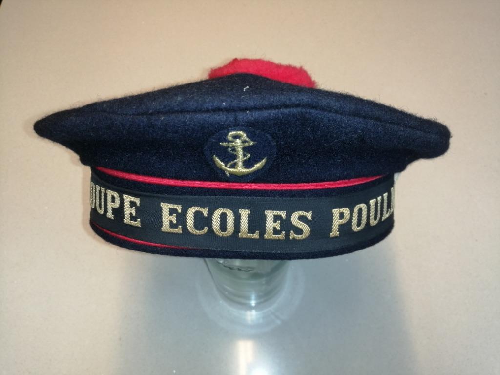 FRANCE - BACHI - GROUPE ECOLES POULMIC, Collections, Enlèvement ou Envoi, Marine, Casque ou Béret