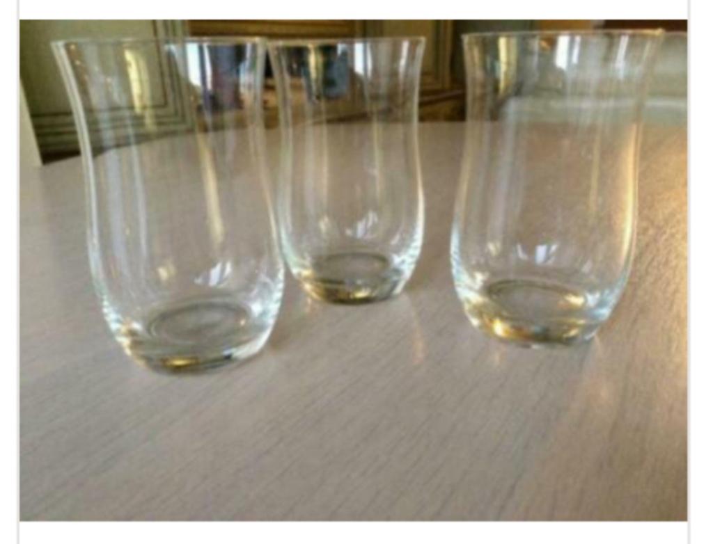 Gestyleerde drinkglazen 4 stuks, Huis en Inrichting, Keuken | Servies, Ophalen of Verzenden