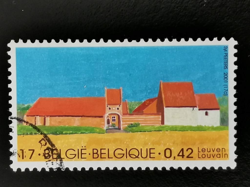 Belgique 2001 - fermes - Louvain, Enlèvement ou Envoi, Affranchi