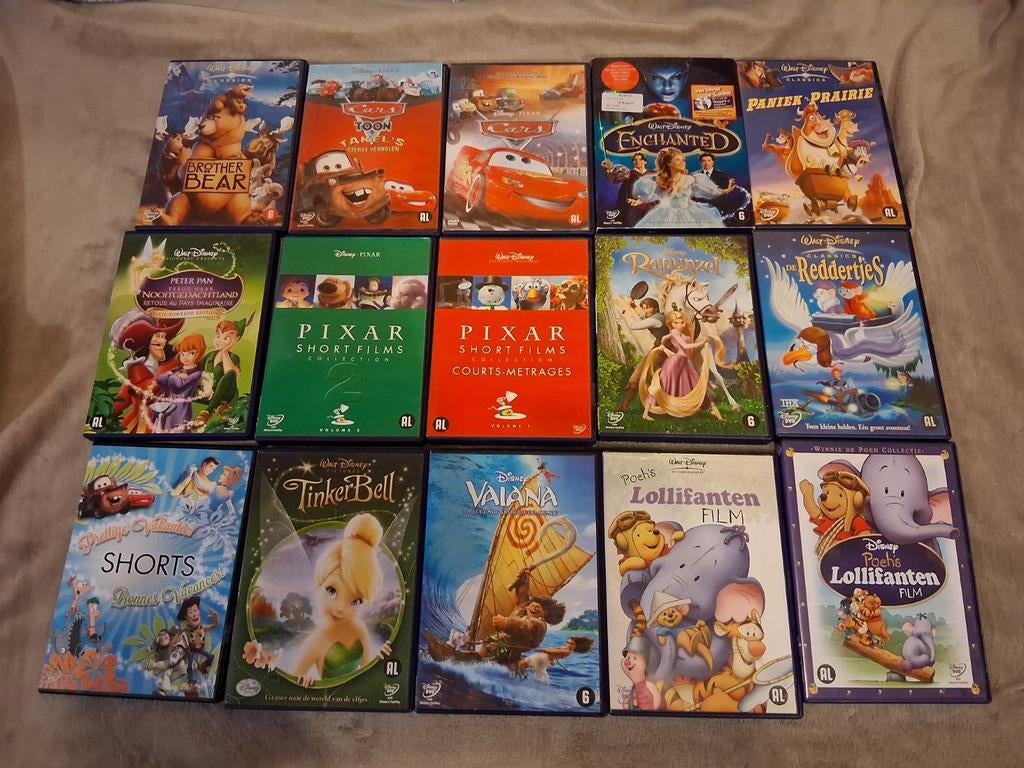 Dvd´s Disney klassiekers,  uit te kiezen, Cd's en Dvd's, Dvd's | Tekenfilms en Animatie, Zo goed als nieuw, Amerikaans, Tekenfilm