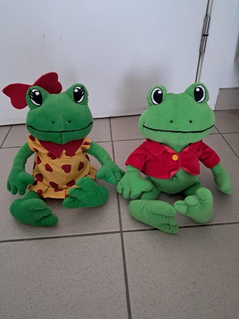Knuffels Rick De Kikker en Lelie van Duinrell, Ophalen of Verzenden, Zo goed als nieuw, Kikker