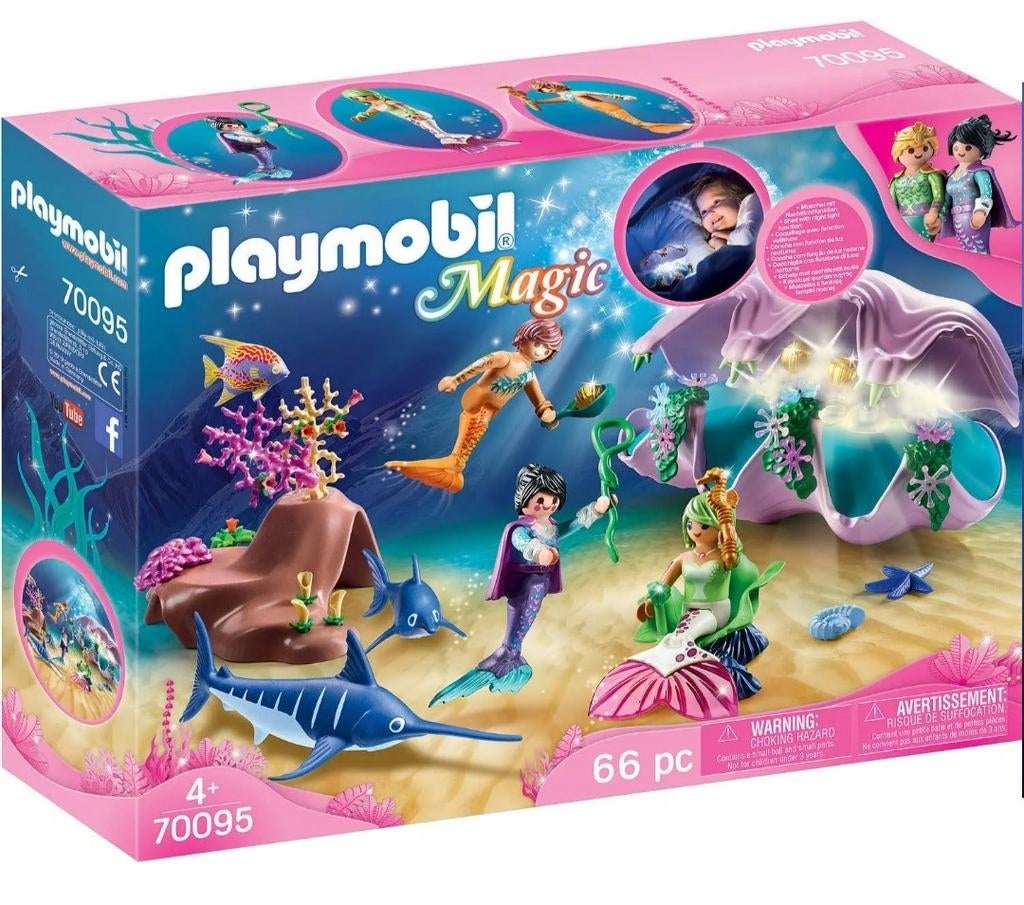 Playmobil 70095 schelp met nachtlicht, Ophalen of Verzenden