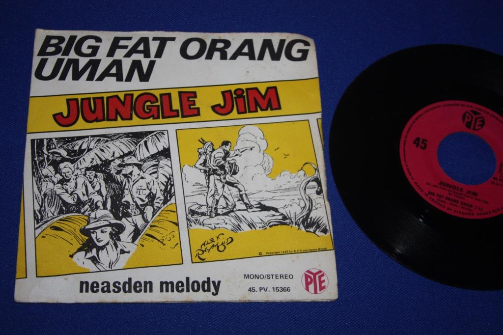 Single Jungle Jim ( Big fat orang uman ) Neasden Melody, Collections, Enlèvement ou Envoi, Autres personnages, Utilisé, Autres types
