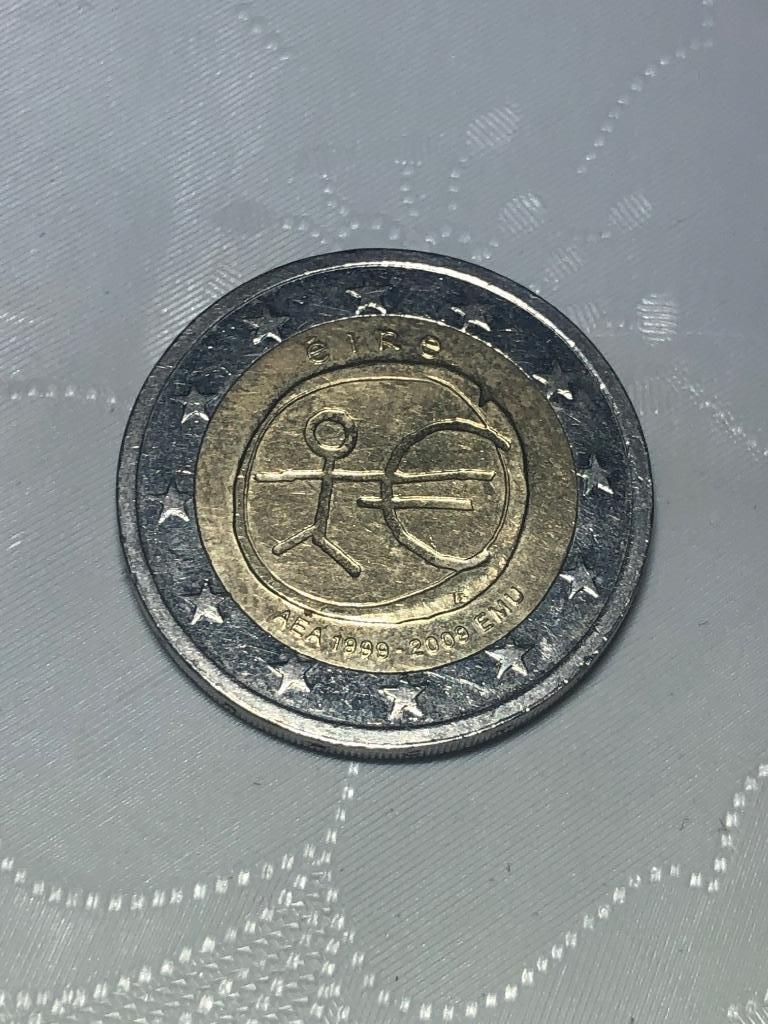 Gebruikte Euro 2-herdenkingsmunt voor de eurozone van Ierlan, Ophalen of Verzenden, Ierland, 2 euro, Losse munt