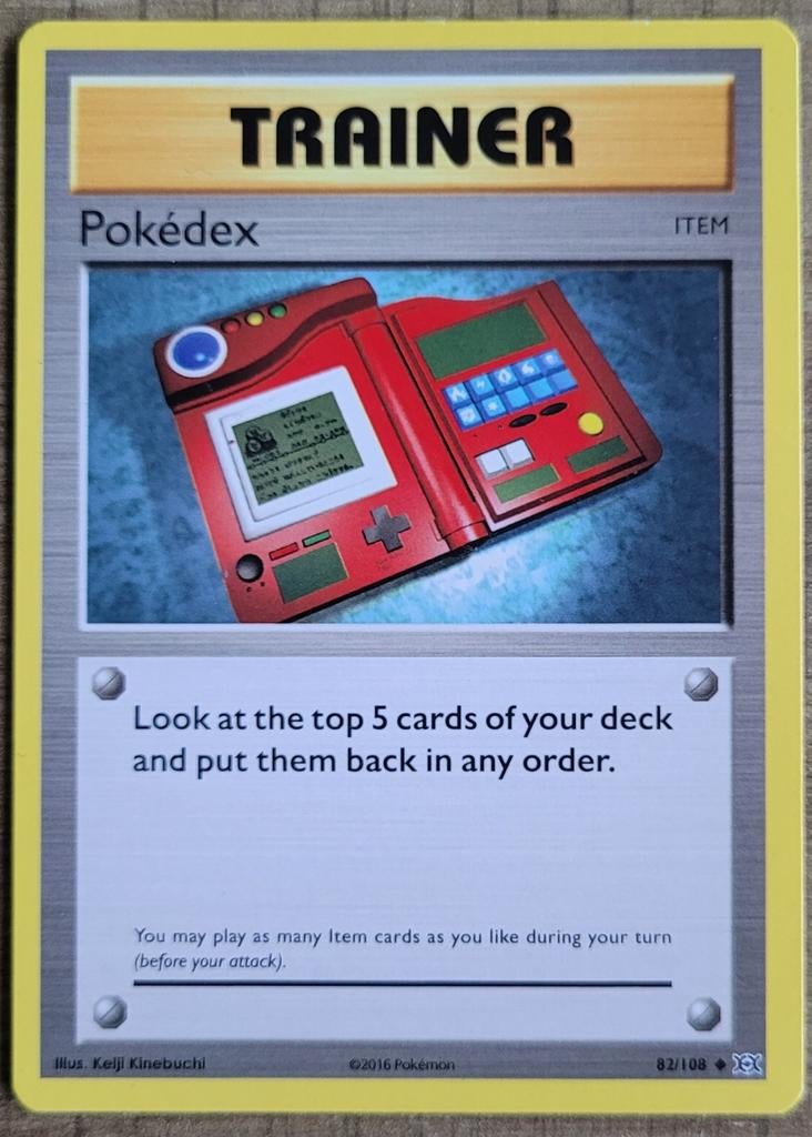 Trainer - Pokêdex (82/108), Enlèvement ou Envoi, Comme neuf, Cartes en vrac