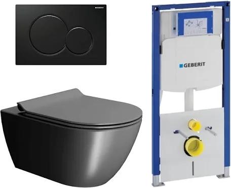 🔥❗️️ WC SUSPENDU GEBERIT UP320 complet  BLACK super promos