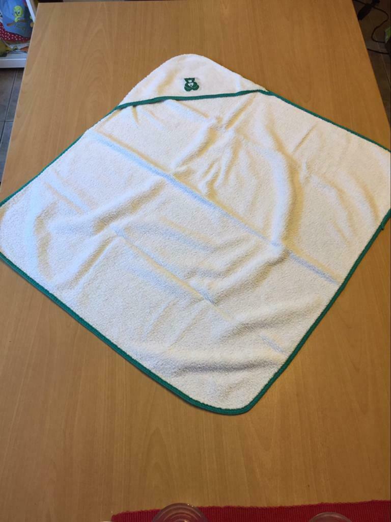 Cape de bain bébé blanche, Enfants & Bébés, Bains & Soins, Comme neuf, Autres types
