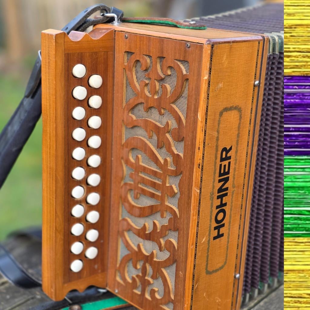 Accordéon diatonique - HOHNER, Musique & Instruments, Musiques & Instruments Autre, Enlèvement, Utilisé