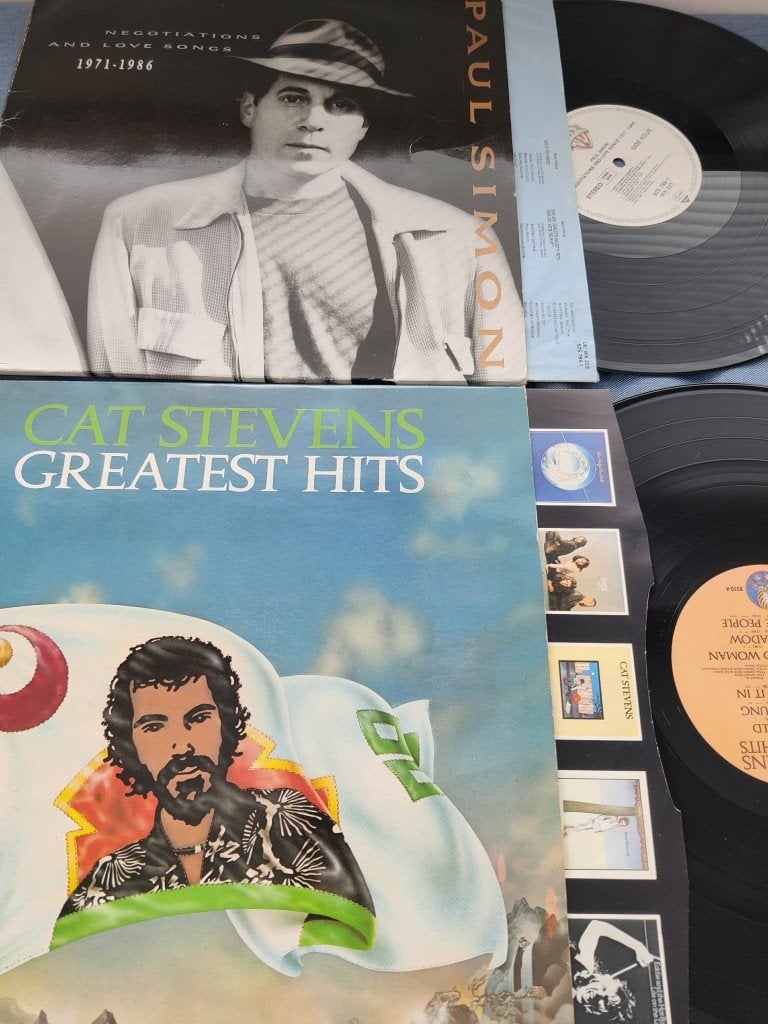 paul simon (2lp best of) + cat stevens (best of), Ophalen of Verzenden, LP
