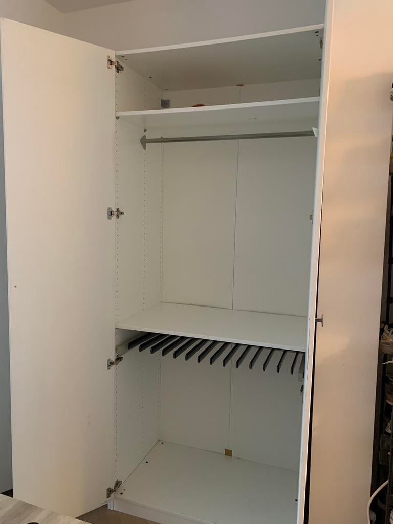 Ikea pax kast 2 x 100 cm breed, 236 cm hoog + 4 kastdeuren, Huis en Inrichting, Kasten | Kleerkasten, Ophalen, Met deur(en), Gebruikt