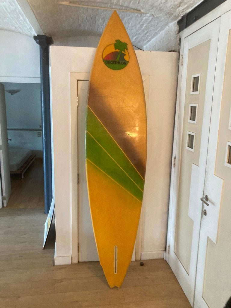 Décoration de planche de surf, Sports nautiques & Bateaux, Planche à voile, Enlèvement, Utilisé, 250 à 300 cm, Planche