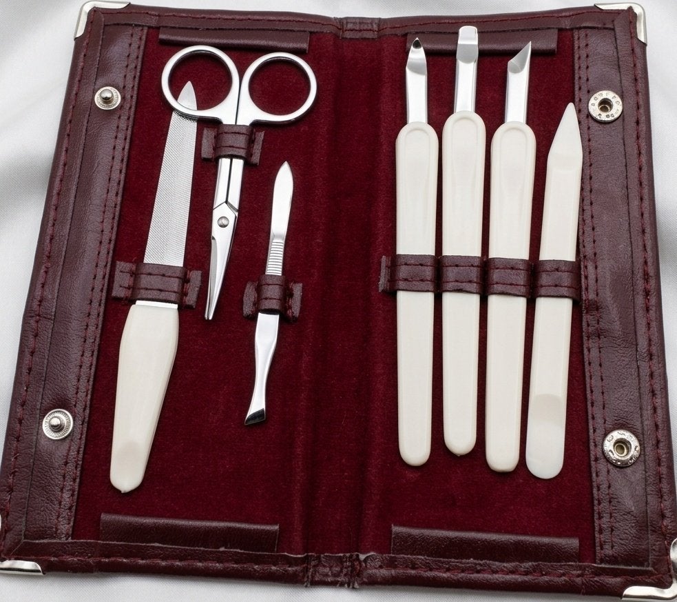 beauty vintage manicure setje nagelverzorging, Ophalen of Verzenden, Nieuw, Overige typen