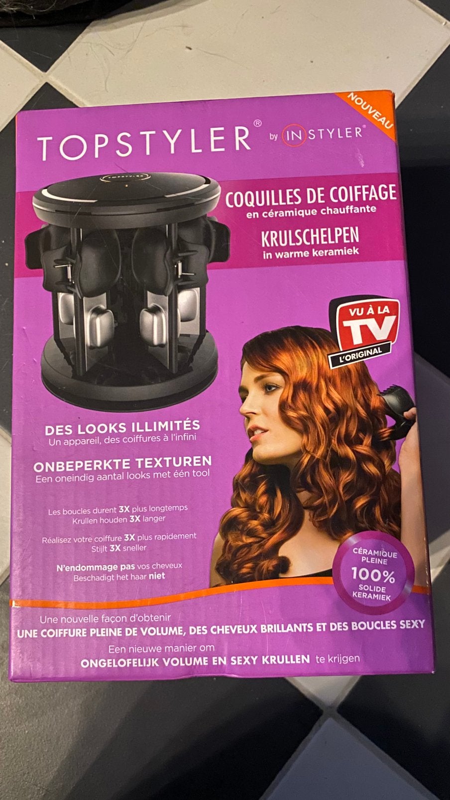 Topstyler bigoudis chauffants en céramique boucles cheveux, Enlèvement, Comme neuf
