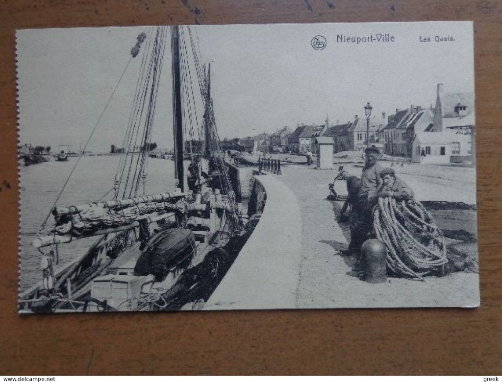 Postkaart Nieuwpoort, les Quais, Ophalen of Verzenden, Ongelopen, West-Vlaanderen