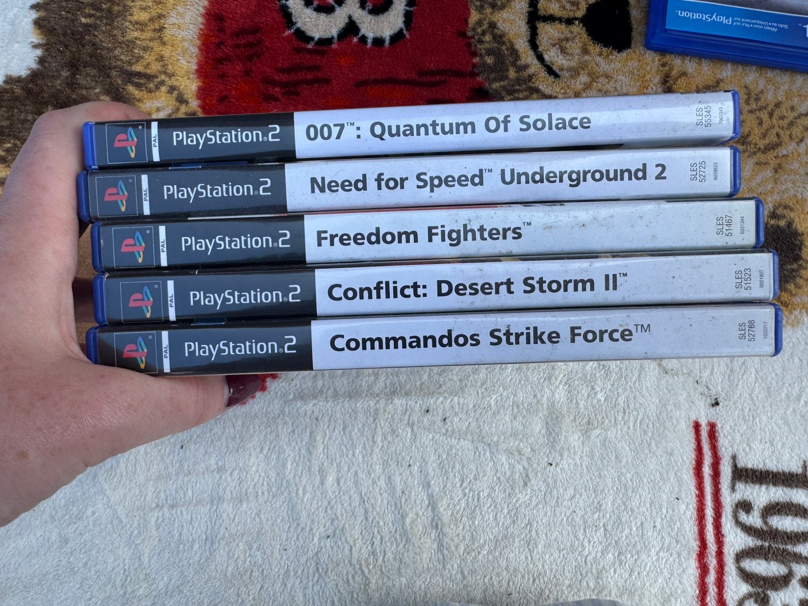 Jeux PS2, Enlèvement ou Envoi
