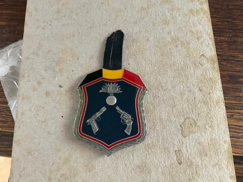 Rijkswacht, Enlèvement ou Envoi, Gendarmerie, Emblème ou Badge