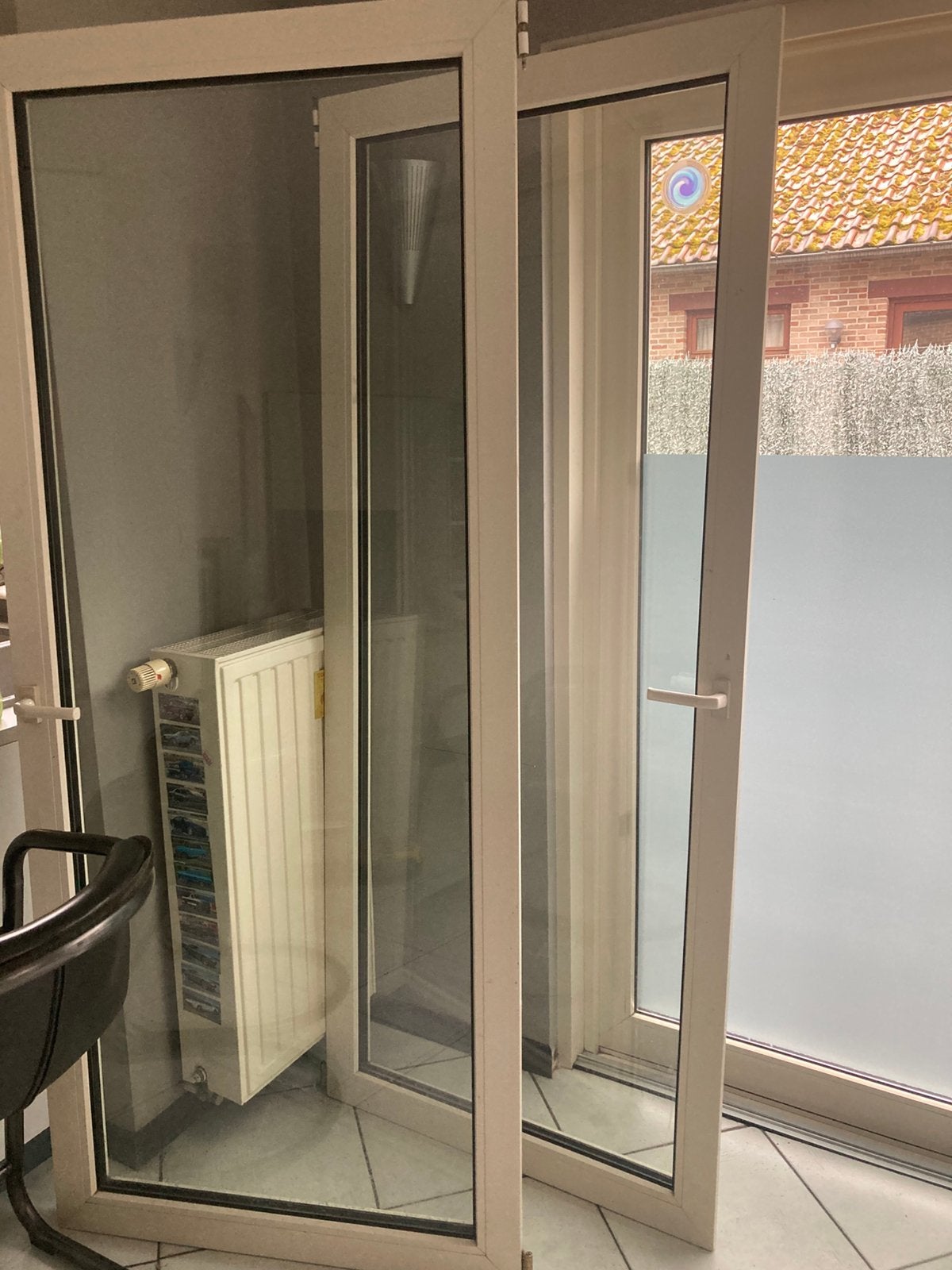 3 ramen zonder kozijn met hoogrendementsglas, Ophalen, Gebruikt