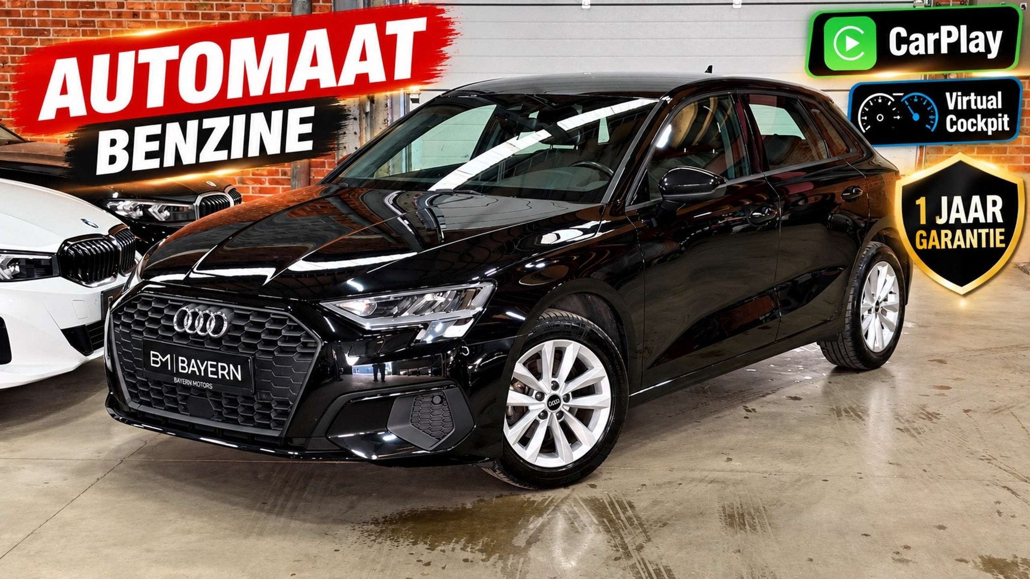 Audi A3 | 30TFSi | 116.000km | 2022 | Automaat | Garantie, Auto's, Automaat, Stof, Gebruikt, Zwart