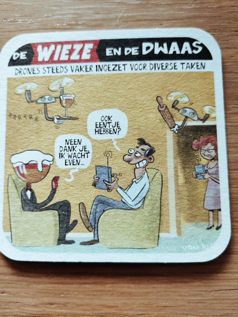 Bierviltje Wieze R/V, Verzamelen, Ophalen of Verzenden, Zo goed als nieuw, Viltje(s), Overige merken