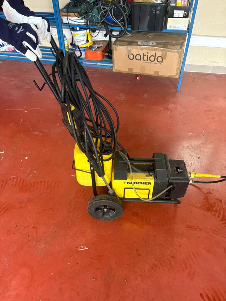Karcher hogedrukmachine, Ophalen, Gebruikt