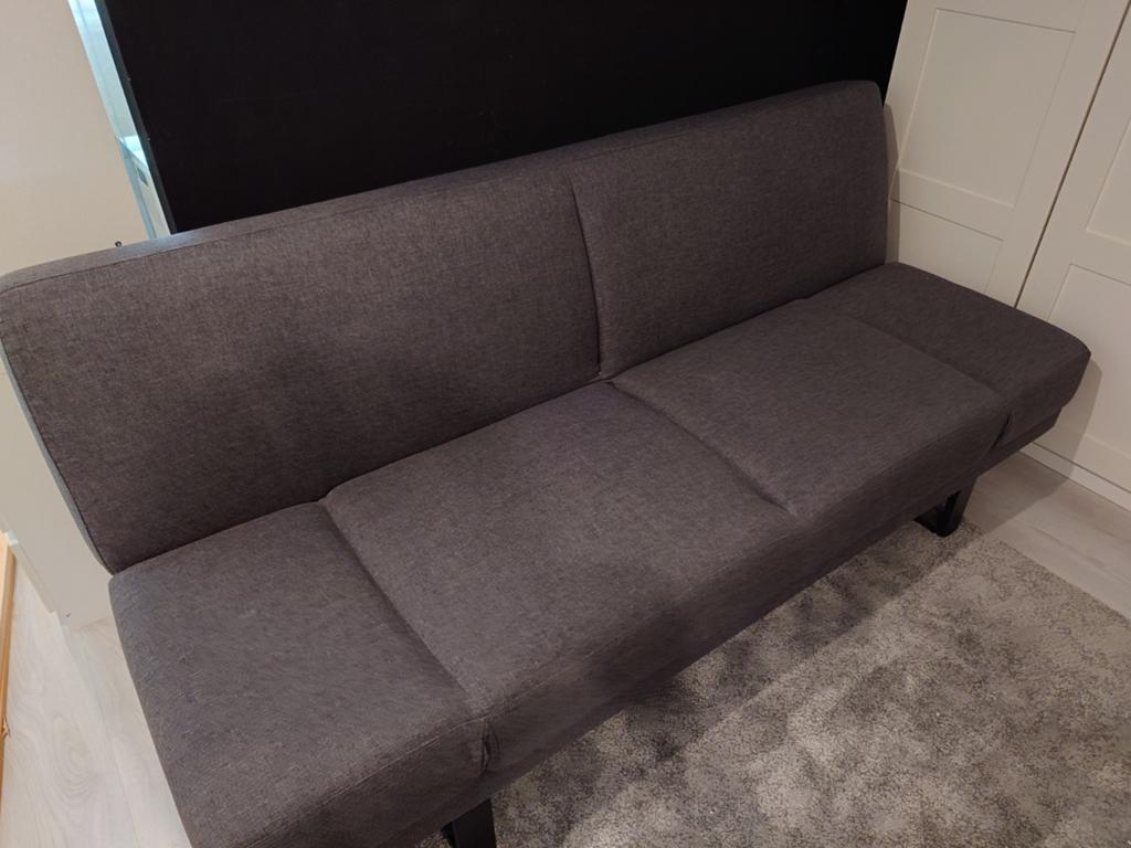 Zetelbed (zgan), Huis en Inrichting, Slaapkamer | Slaapbanken, Ophalen, Grijs