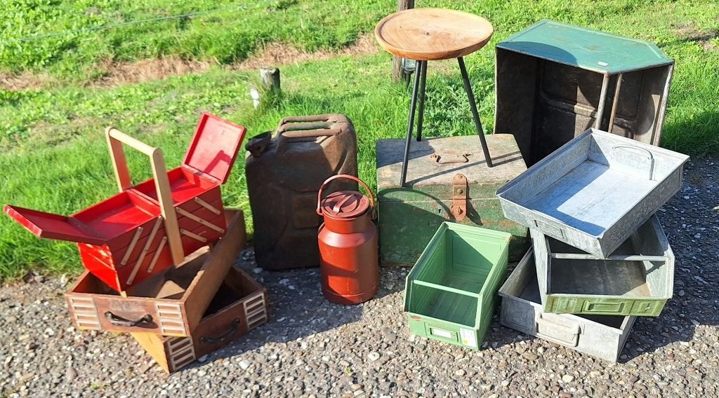 Leuk partijtje met 12 vintage en curiosa items., Antiek en Kunst, Ophalen