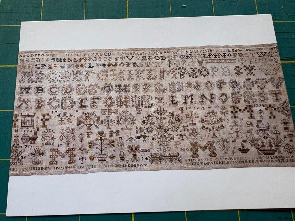 Merklap borduurpakket Friesland 1726, Hobby en Vrije tijd, Ophalen of Verzenden, Nieuw, Handborduren, Borduurpakket
