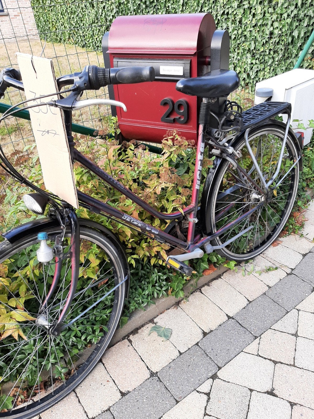 damesfiets, Enlèvement